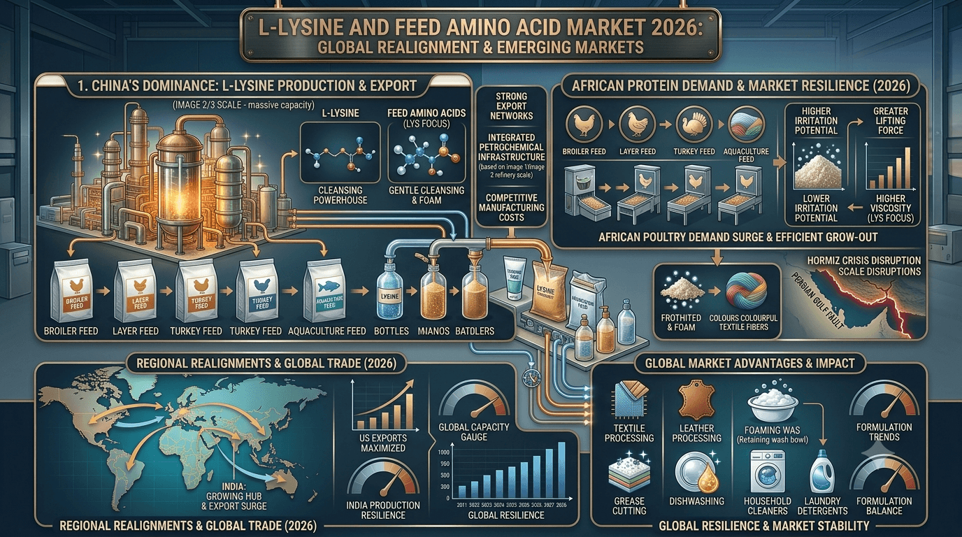 L-Lysine and Feed Amino Acid Market 2026: China's Dominance and African Protein Demand