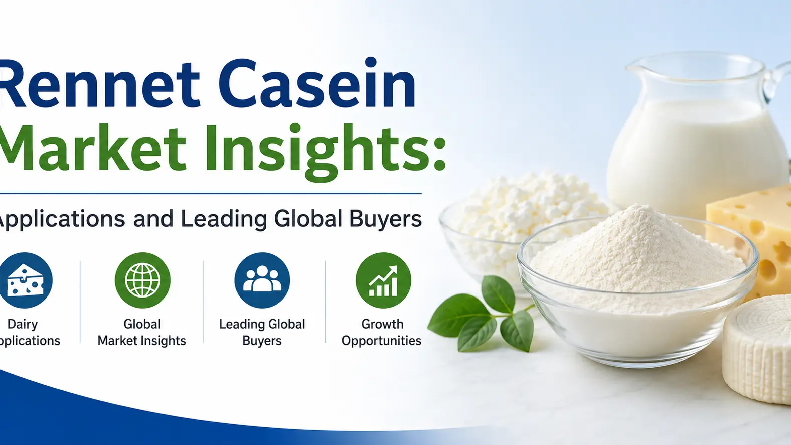 رؤى سوق Rennet Casein: التطبيقات والمشترين العالميين الرائدين
