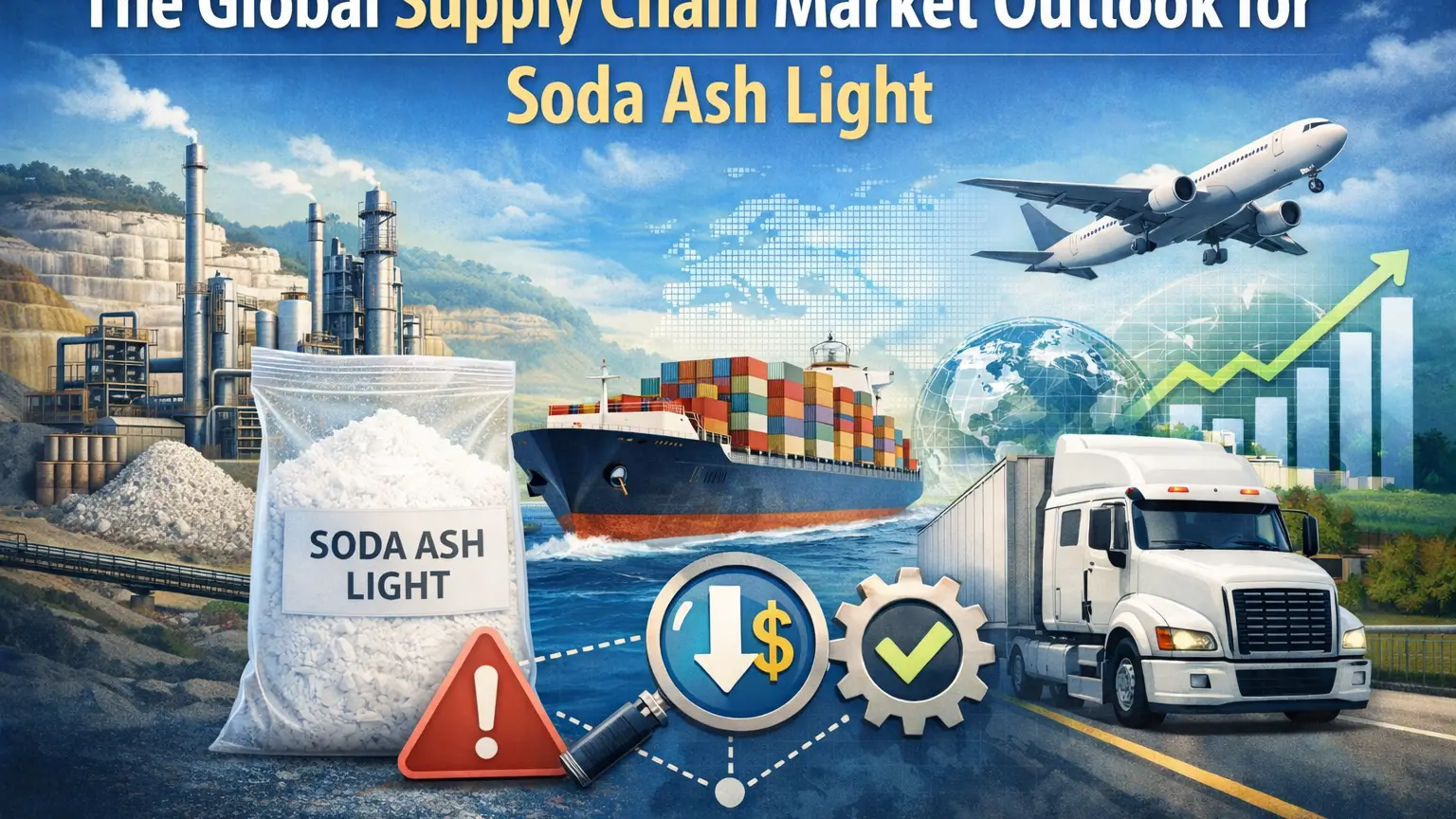 توقعات سوق سلسلة التوريد العالمية لـ Soda Ash Light