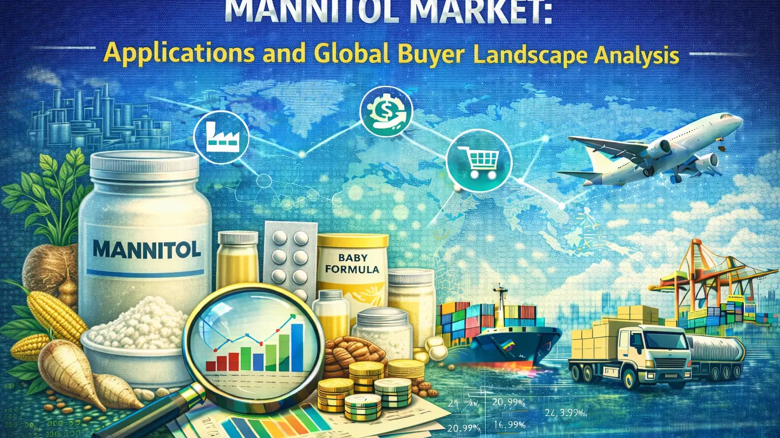 Mercado del manitol: análisis de aplicaciones, impulsores de la demanda y perspectivas de los compradores globales