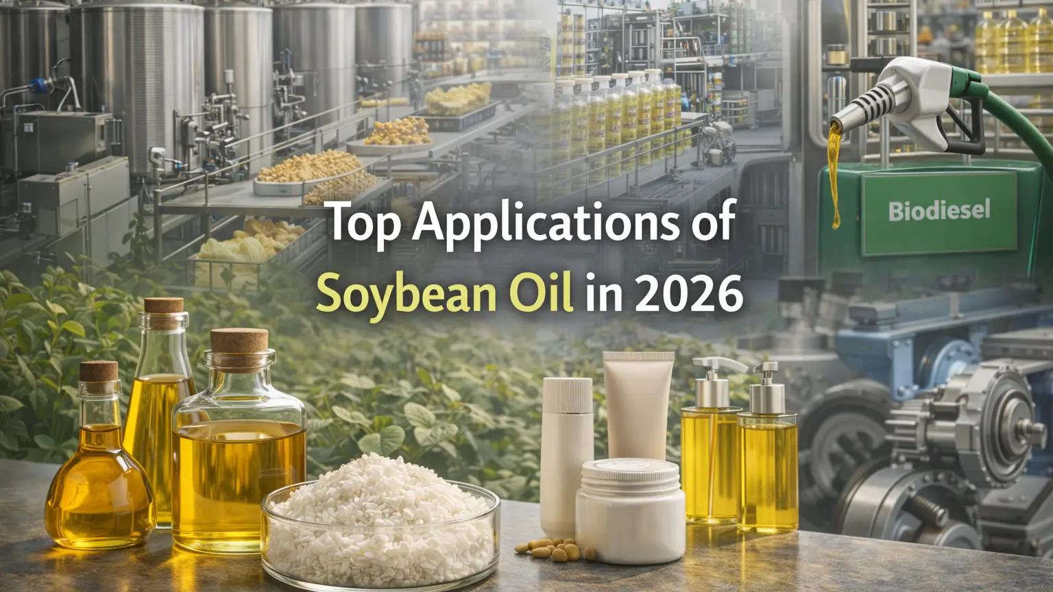 Principales aplicaciones del aceite de soja en 2026