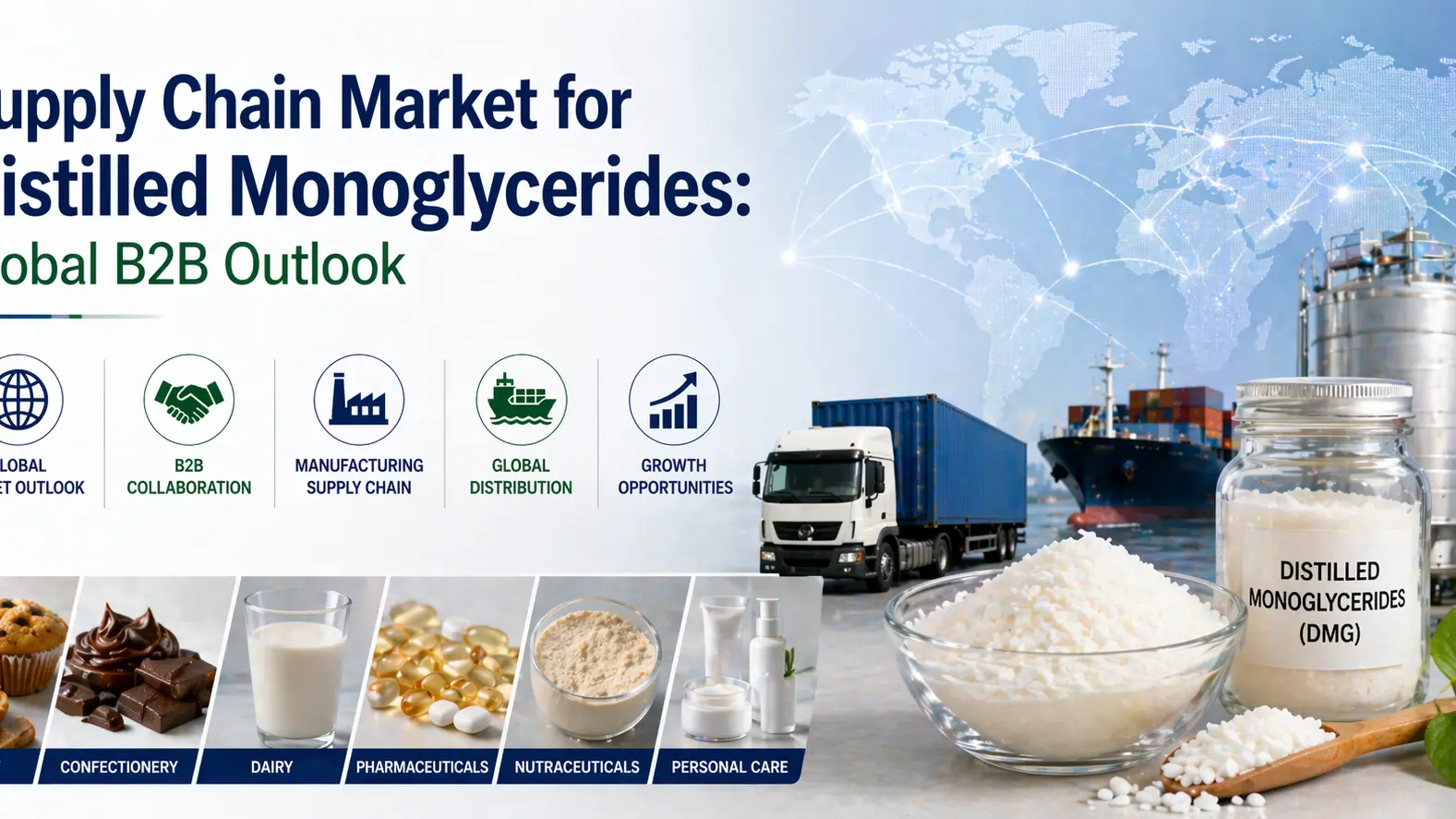 Supply Chain Market for Distilled Monoglycerides: Global B2B Outlook
