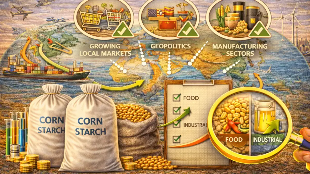 What Global Trade Flows Reveal About Corn Starch Demand