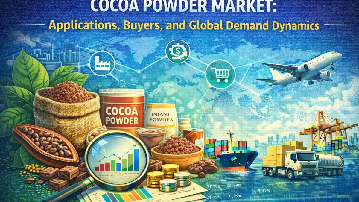 سوق مسحوق الكاكاو: التطبيقات والمشترين وديناميكيات الطلب العالمي