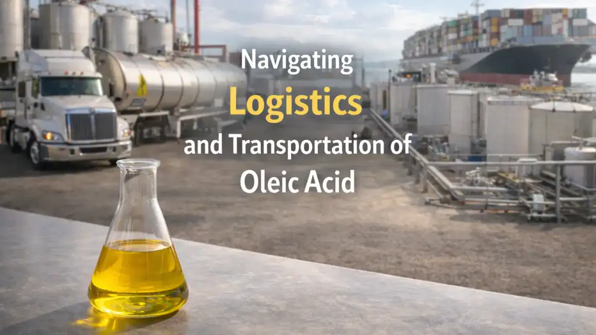 Navigating Logistics and Transportation of Oleic Acid