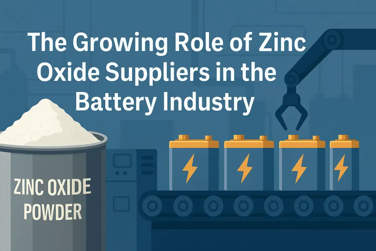 The Growing Role of Zinc Oxide Suppliers in the Battery Industry