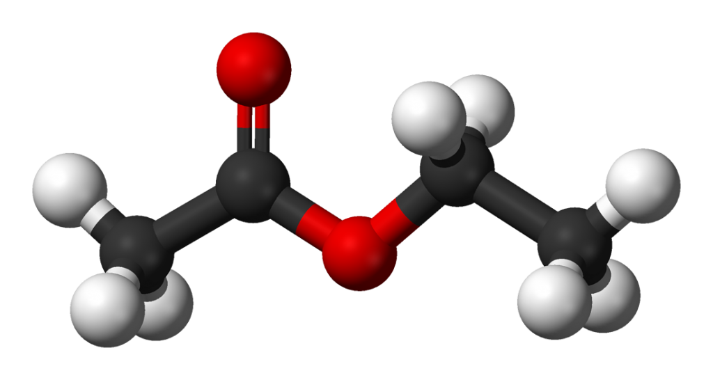 ethyl acetate 3d molecule structure