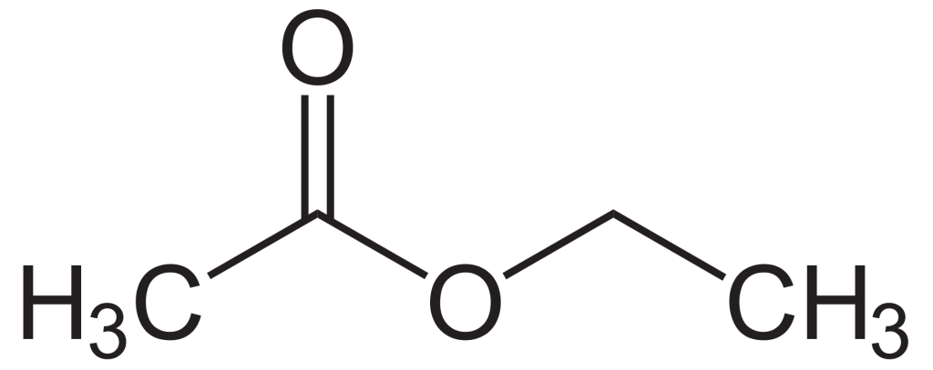 structure of ethyl acetate